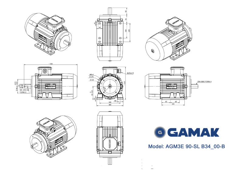 GAMAK AGM3E 90-SL B34_00-B