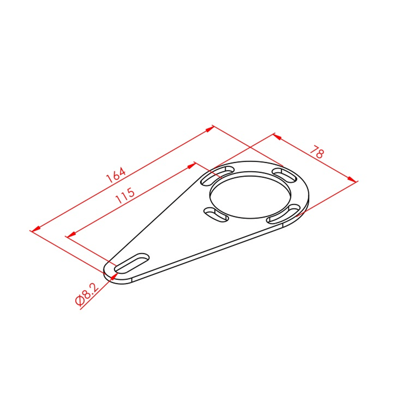 Torque arm EV40 Drawing