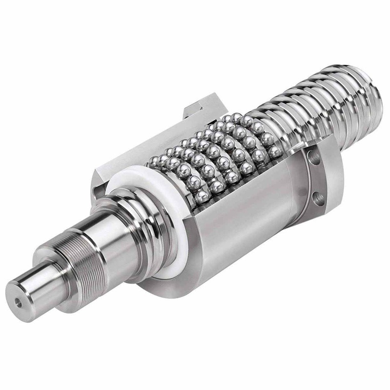 SFU ball screw with machined ends and nut
