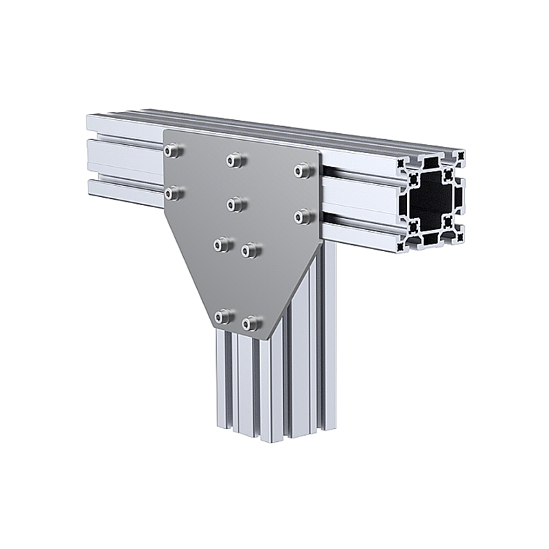 80x80 Three-Way Connection Plate