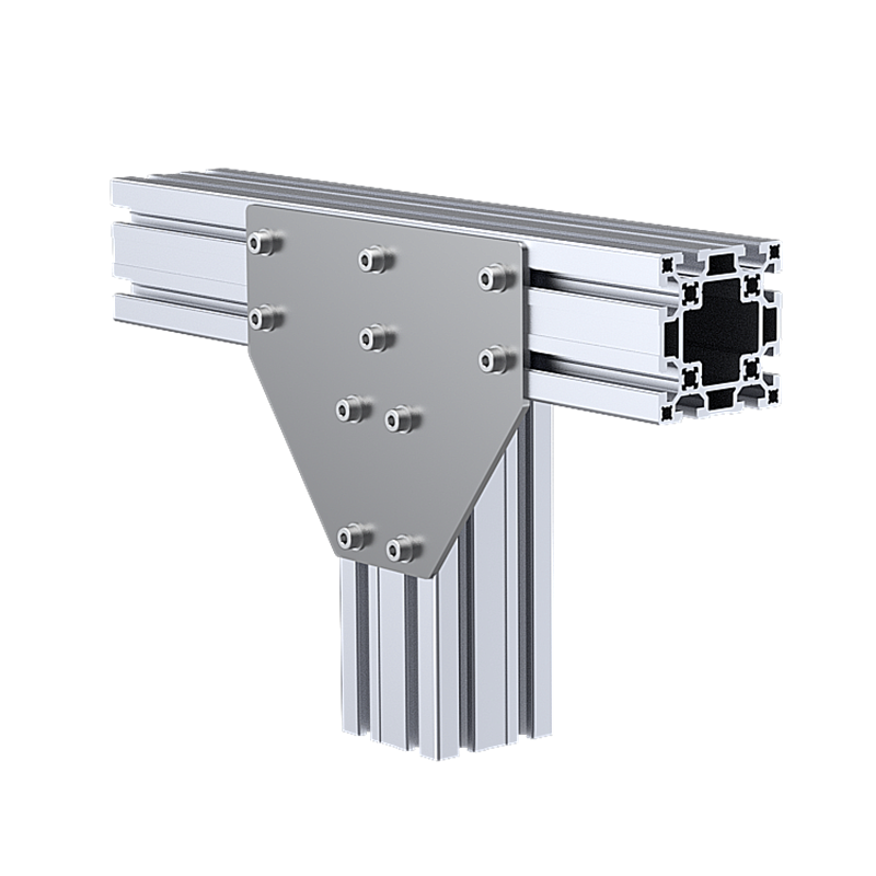 90x90 Three-Way Connection Plate