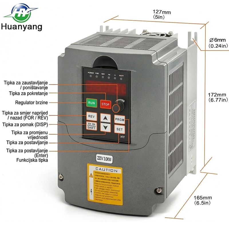 HUANYANG frekventni regulator 3.0 kW 220 V